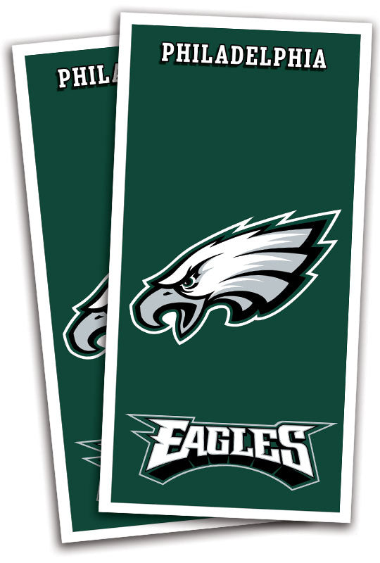 Philadelphia Eagles Cornhole Board Wraps